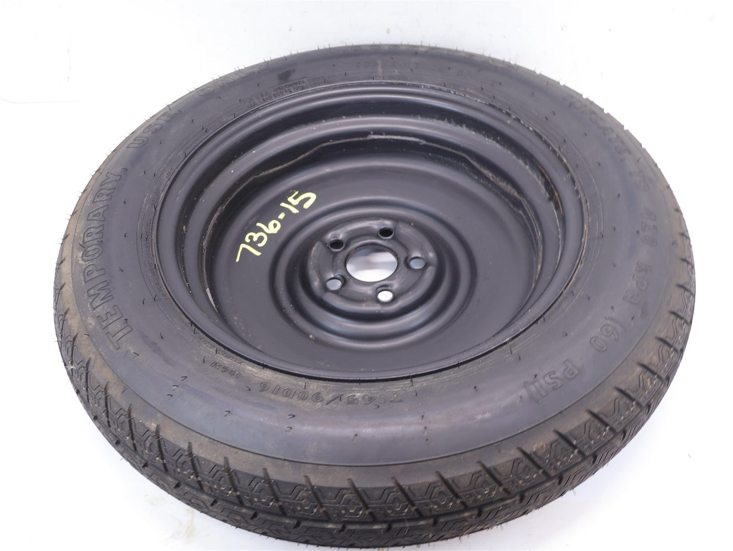 2015 Subaru XV Crosstrek Spare Tire 16" Wheel 145/90D16 Temporary OEM 2013-2017