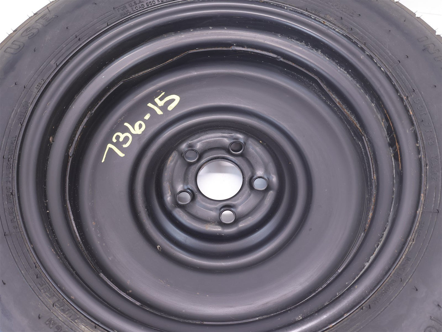 2015 Subaru XV Crosstrek Spare Tire 16" Wheel 145/90D16 Temporary OEM 2013-2017
