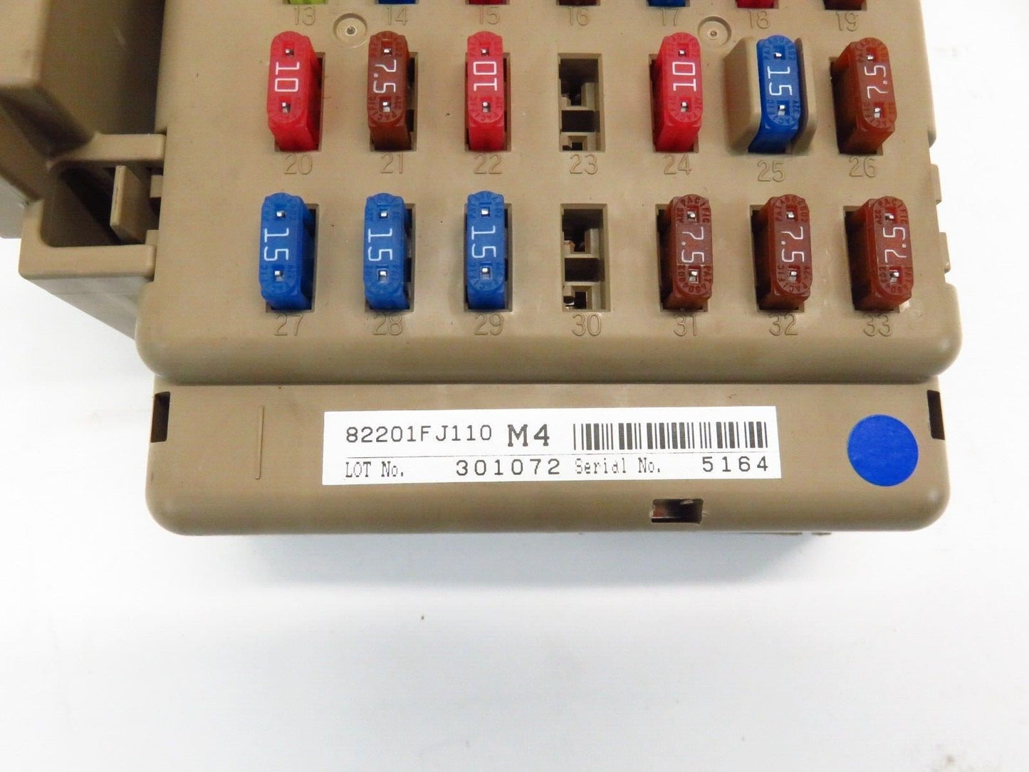 2013 Subaru XV Crosstrek Dash Fuse Block Box Panel Interior 82201FJ110 13-2015