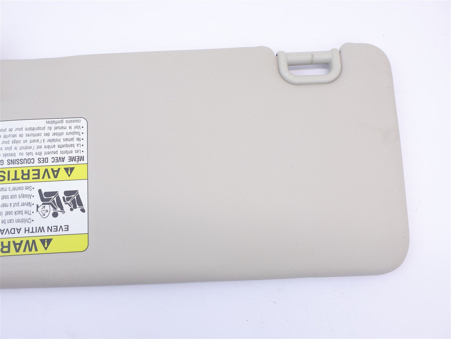 2013-2014 Subaru XV Crosstrek Passenger Sun Visor Shade Sunvisor RH Side OEM