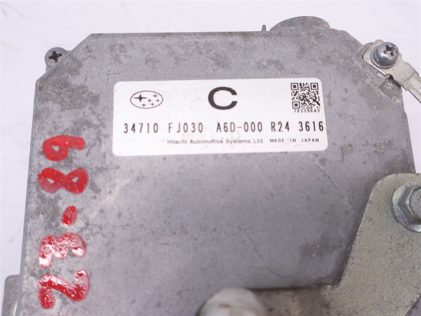 2013 Subaru XV Crosstrek Power Steering Module Control 34710FJ030 Computer 13