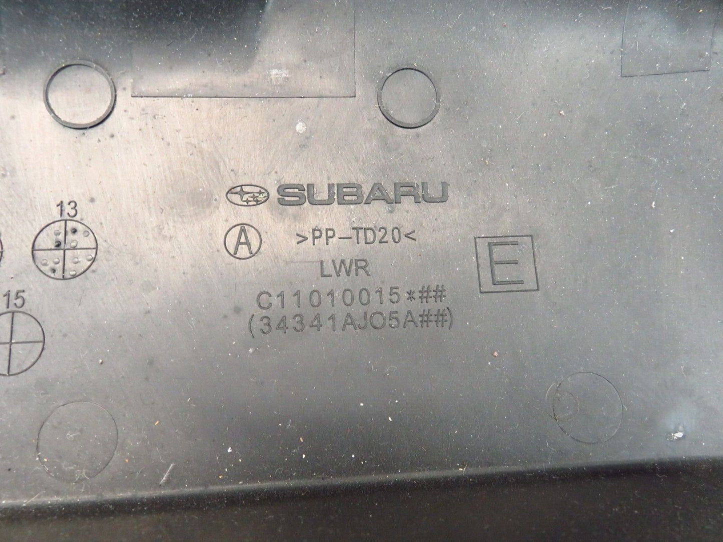 2014 Subaru Outback Legacy Lower Steering Column Cover Trim Panel OEM 13-14