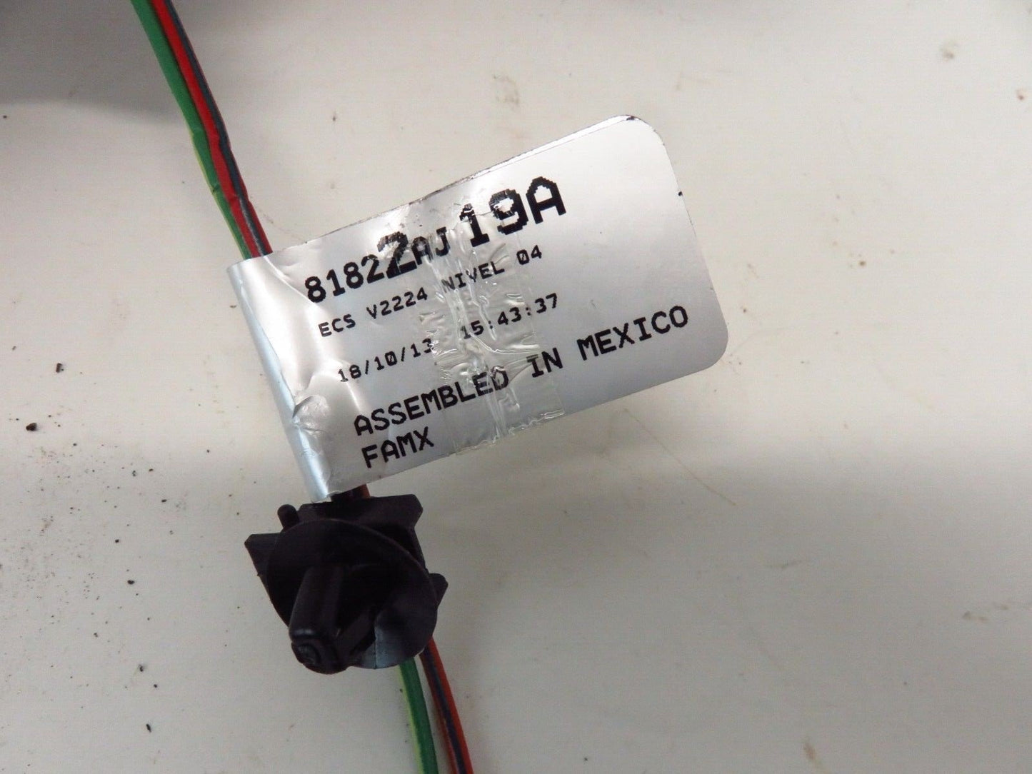 2013-2014 Subaru Outback Door Wiring Harness Wire RH Passenger Rear 81822AJ19A