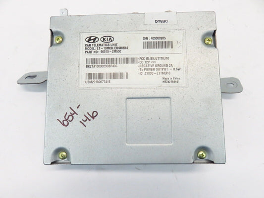 2014 Hyundai Genesis Coupe 2.0T Module Telematic Module Unit 96510-2M550 13-16