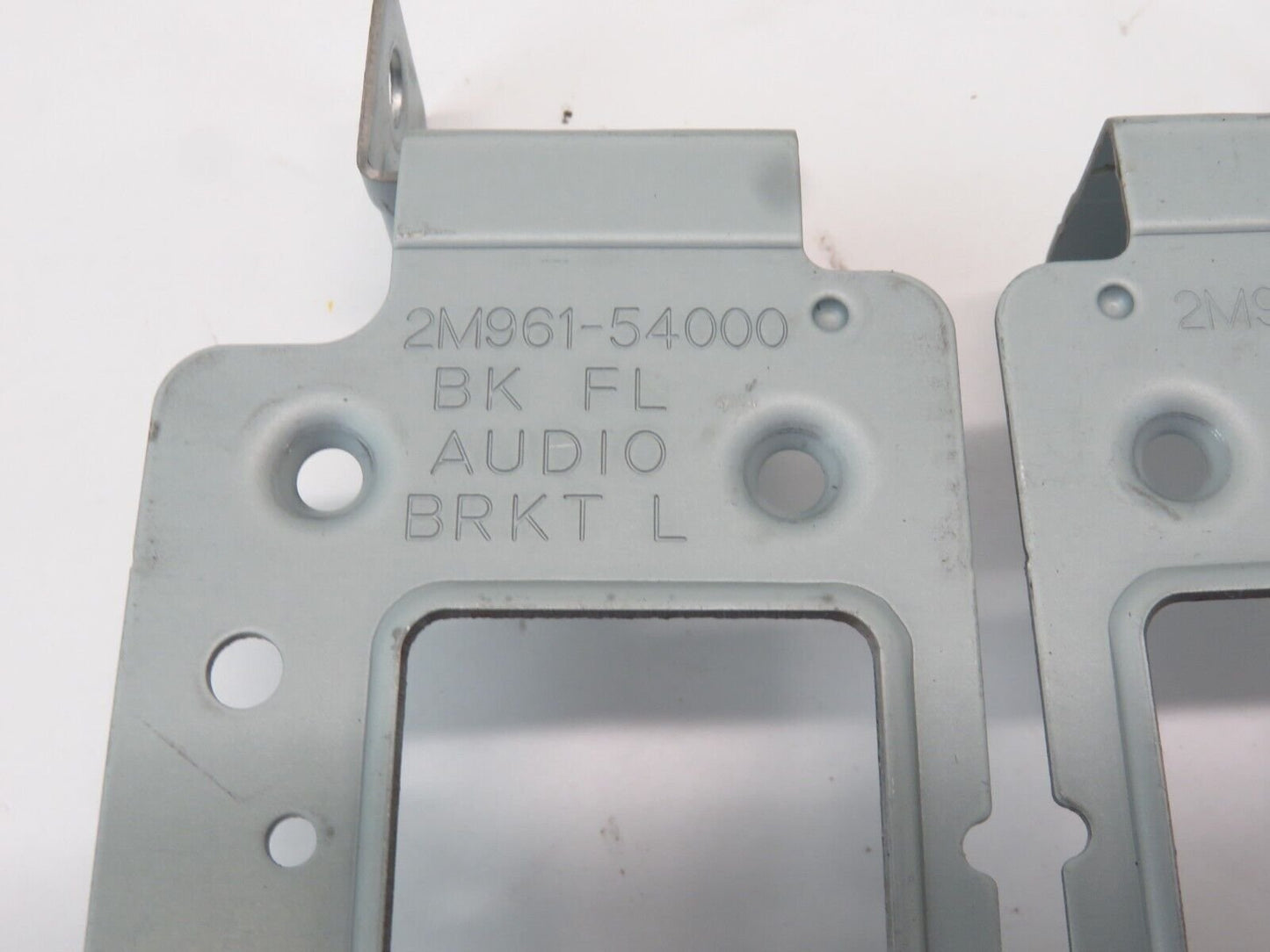 2014-2015 Hyundai Genesis COUPE Radio Stereo Bracket Mounts Pair LH RH OEM 14-15