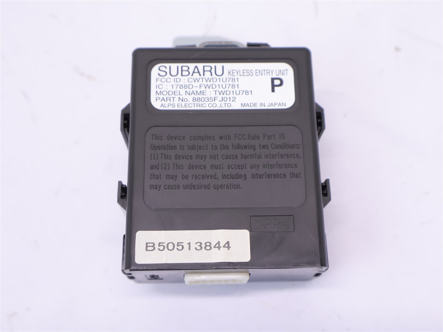 2015-2021 Subaru WRX STI Keyless Entry Module Unit 88035FJ012 OEM 15-21