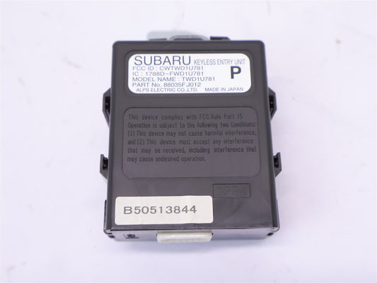 2015-2021 Subaru WRX STI Keyless Entry Module Unit 88035FJ012 OEM 15-21