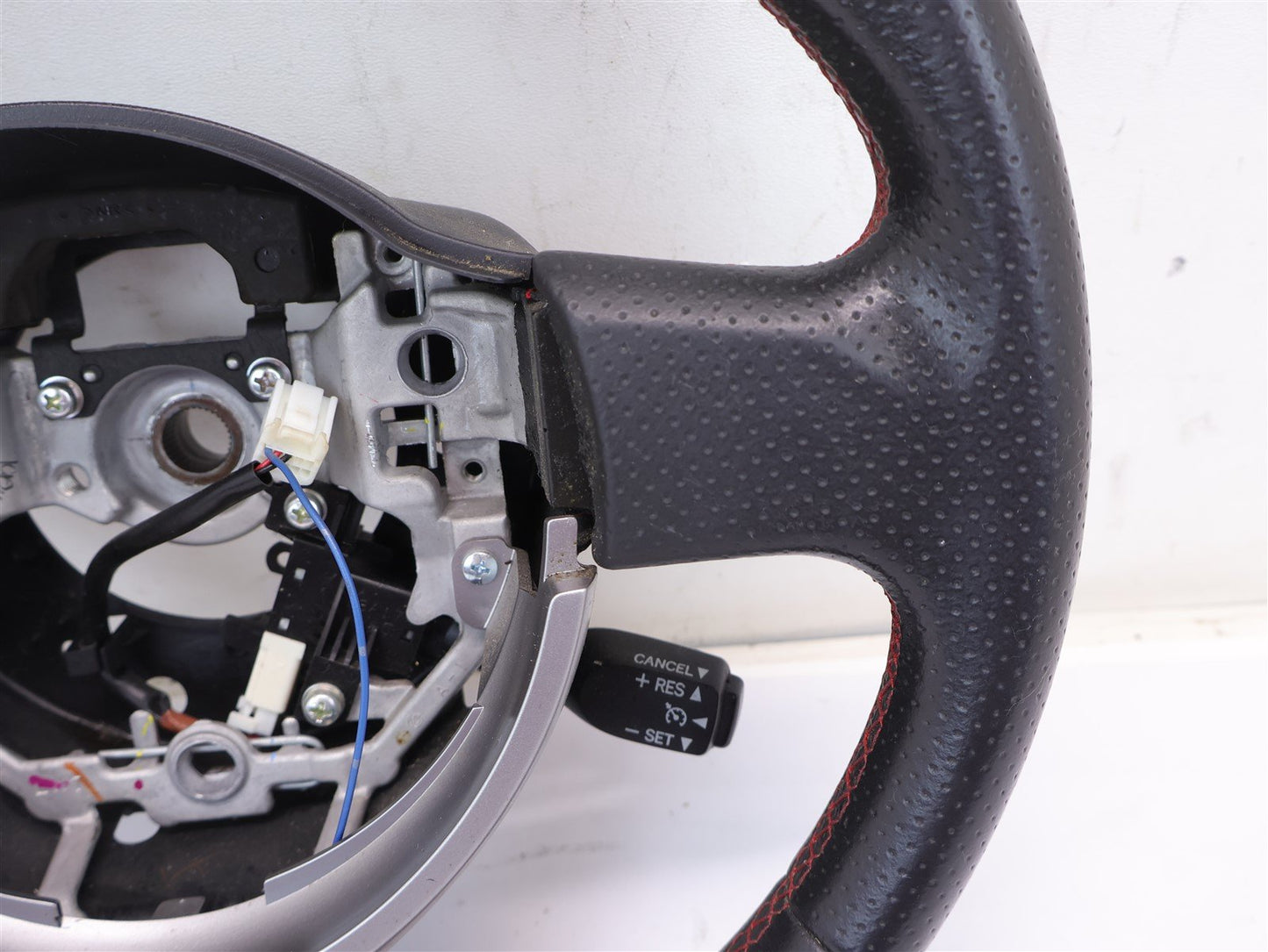 2013-2016 Scion FR-S FRS Steering Wheel OEM Leather w/ Red Stitching 13-16
