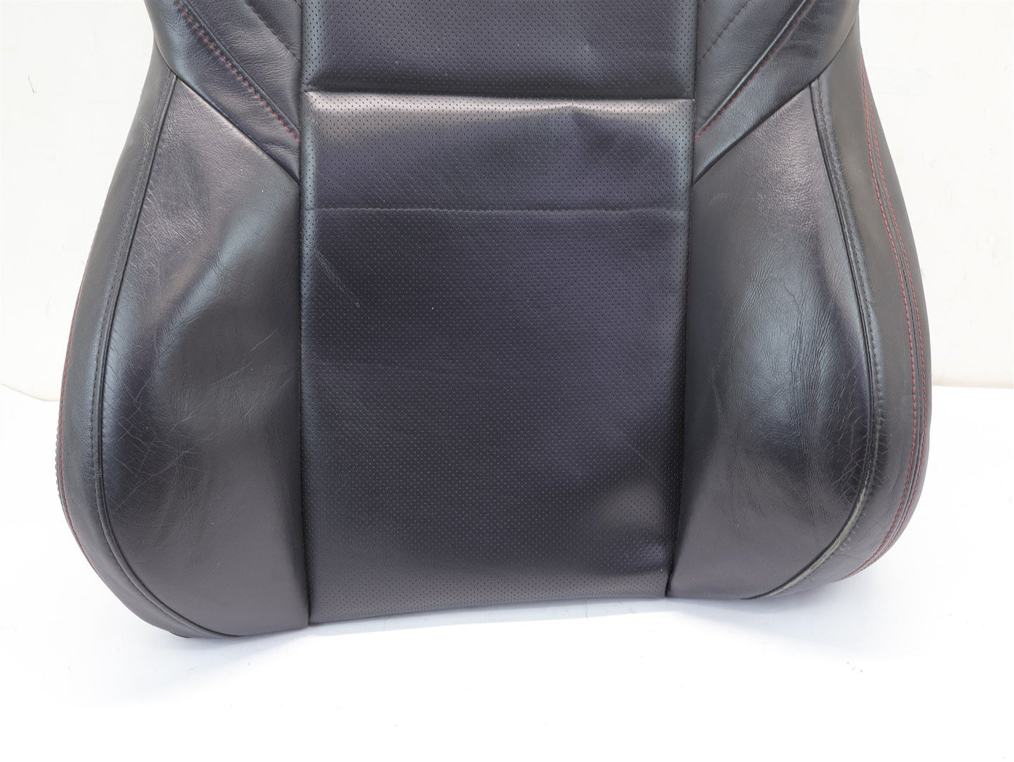 2015-2020 Subaru WRX Driver Front Seat Cover Skin UPPER Top Black Leather LH OEM