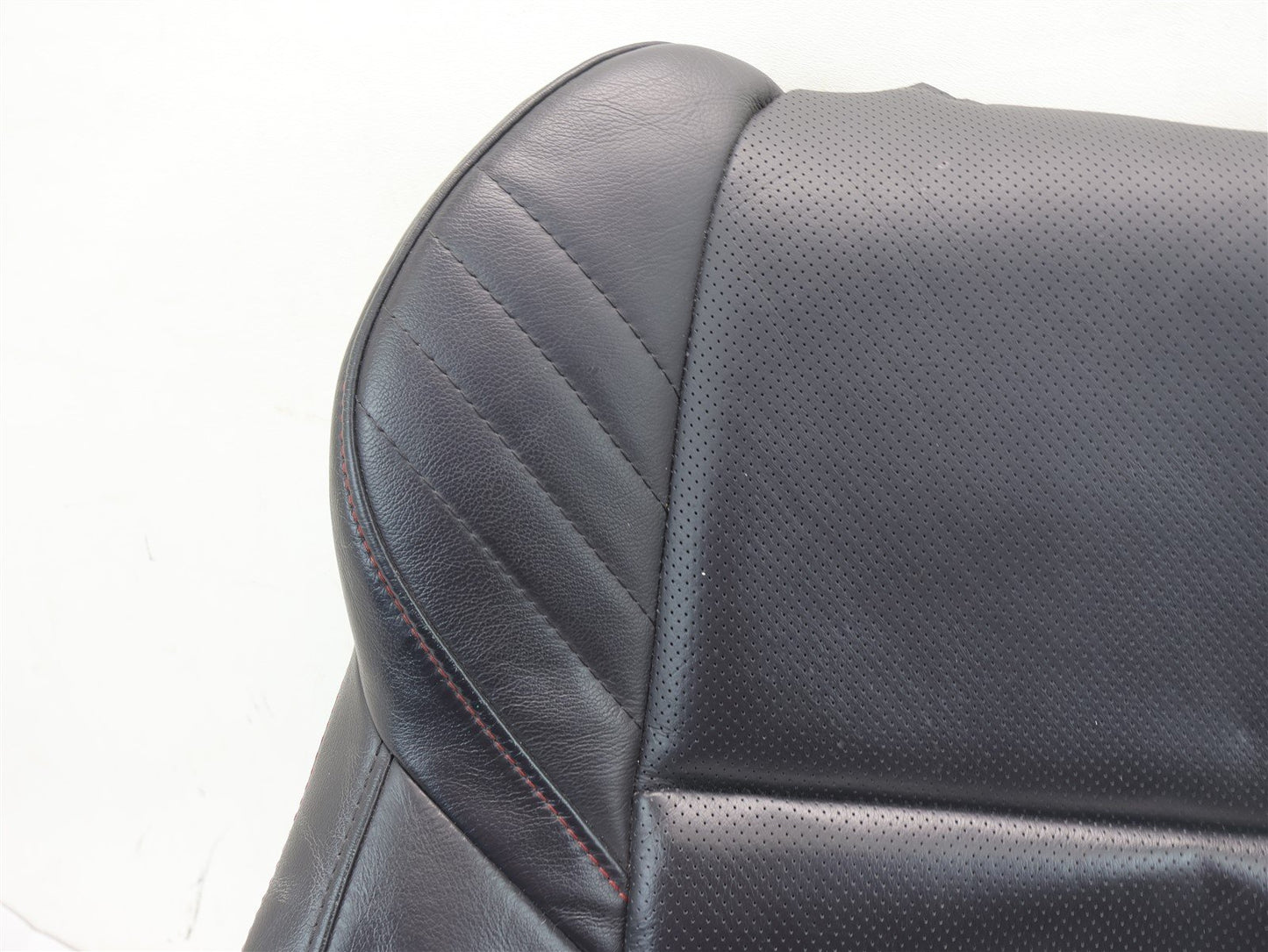 2015-2020 Subaru WRX Driver Front Seat Cover Skin UPPER Top Black Leather LH OEM