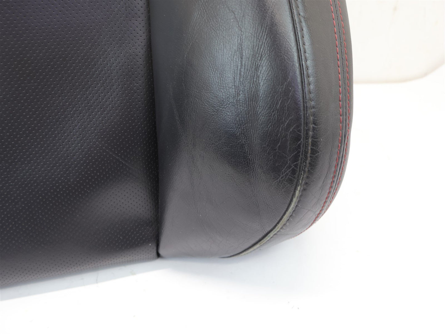 2015-2020 Subaru WRX Driver Front Seat Cover Skin UPPER Top Black Leather LH OEM