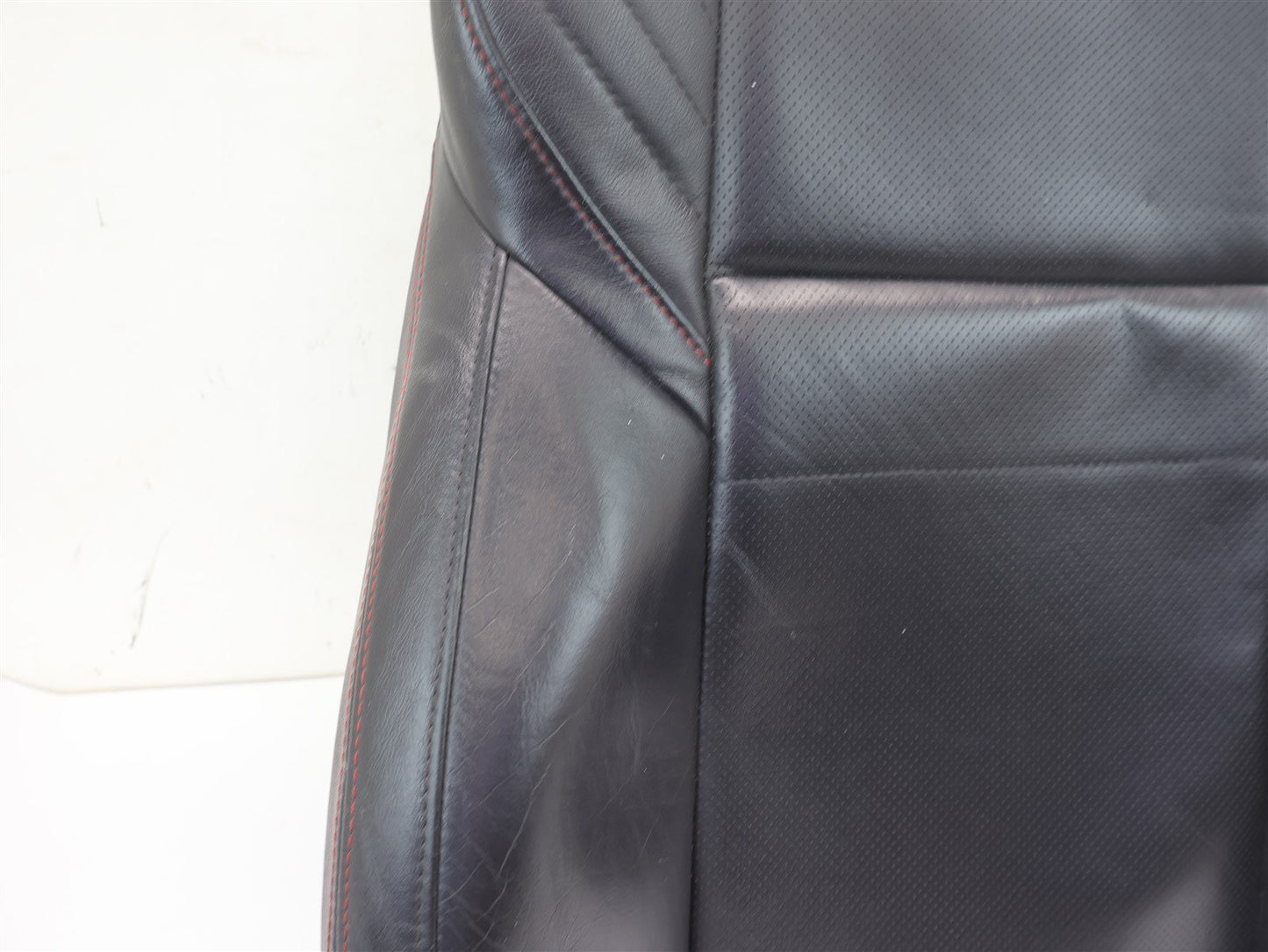 2015-2020 Subaru WRX Driver Front Seat Cover Skin UPPER Top Black Leather LH OEM