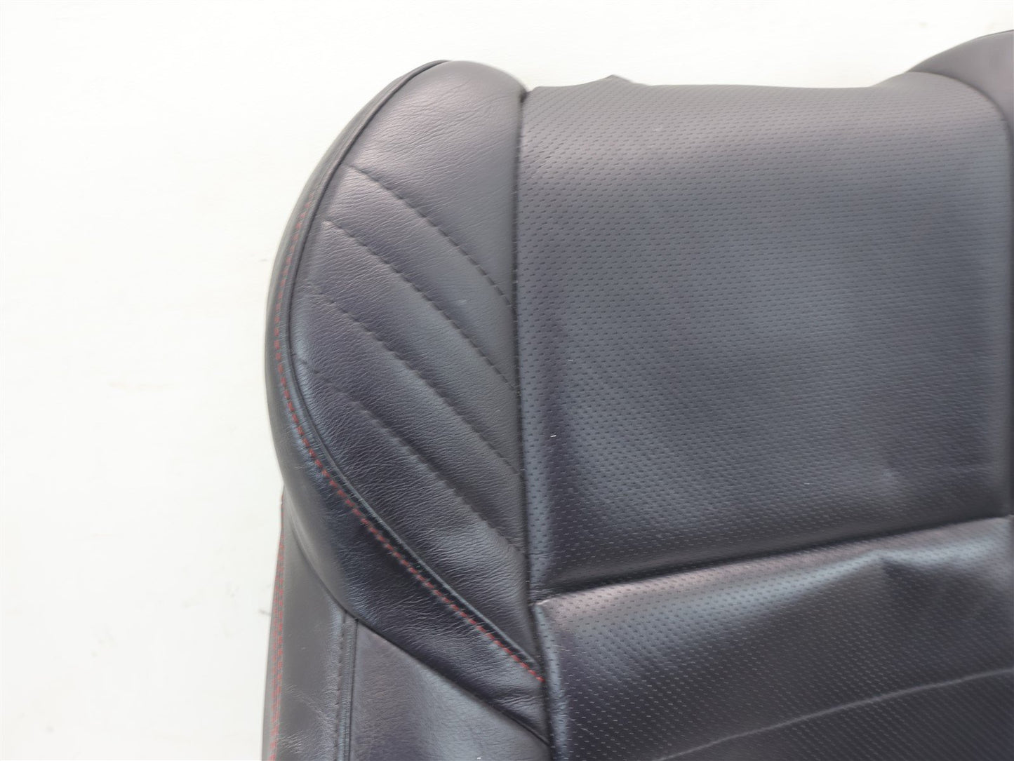 2015-2020 Subaru WRX Driver Front Seat Cover Skin UPPER Top Black Leather LH OEM