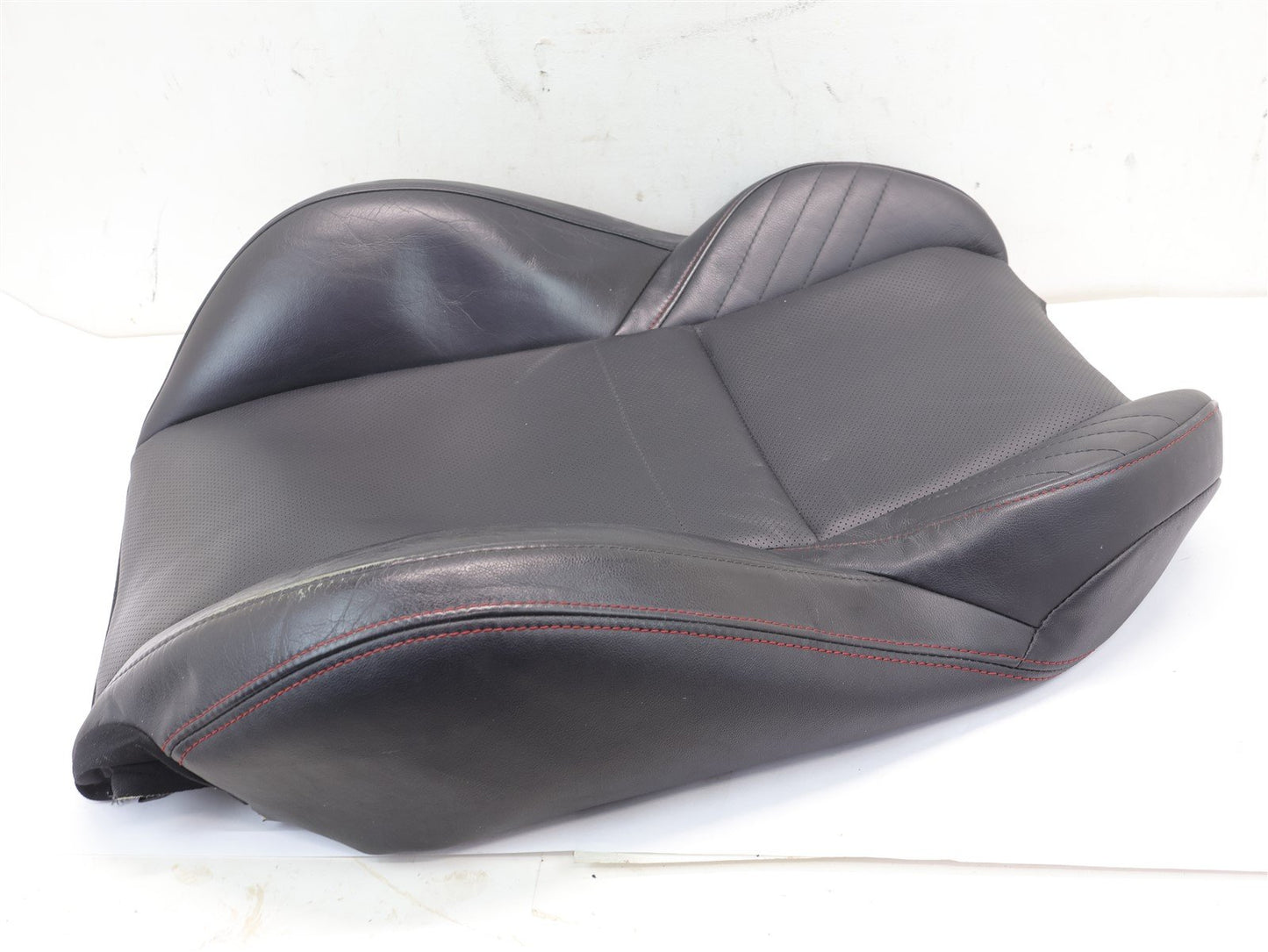 2015-2020 Subaru WRX Driver Front Seat Cover Skin UPPER Top Black Leather LH OEM