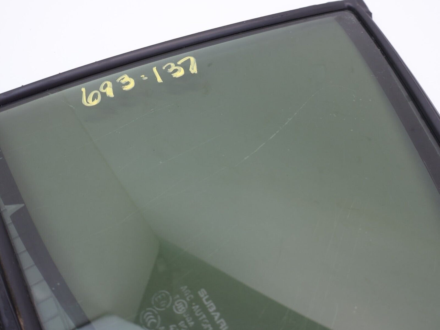 2020 Subaru WRX Driver Rear Door Vent Glass Corner LH Left Side OEM 2015-2021
