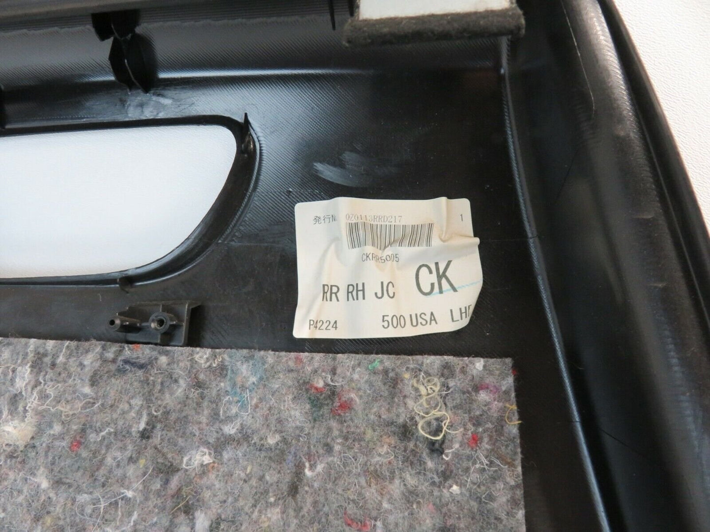 2010 Subaru Impreza WRX Rear Door Panel Card RH Right Passenger OEM 08 09 10
