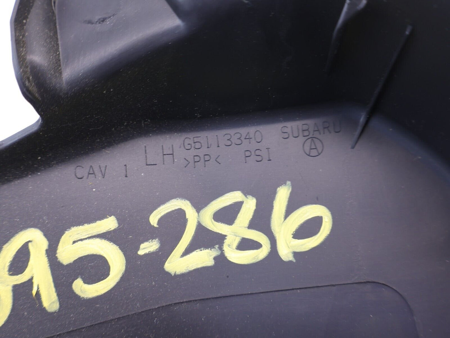 2010-2014 Subaru Legacy Outback Front Seat Trim Hinge Cover Black Driver LH OEM