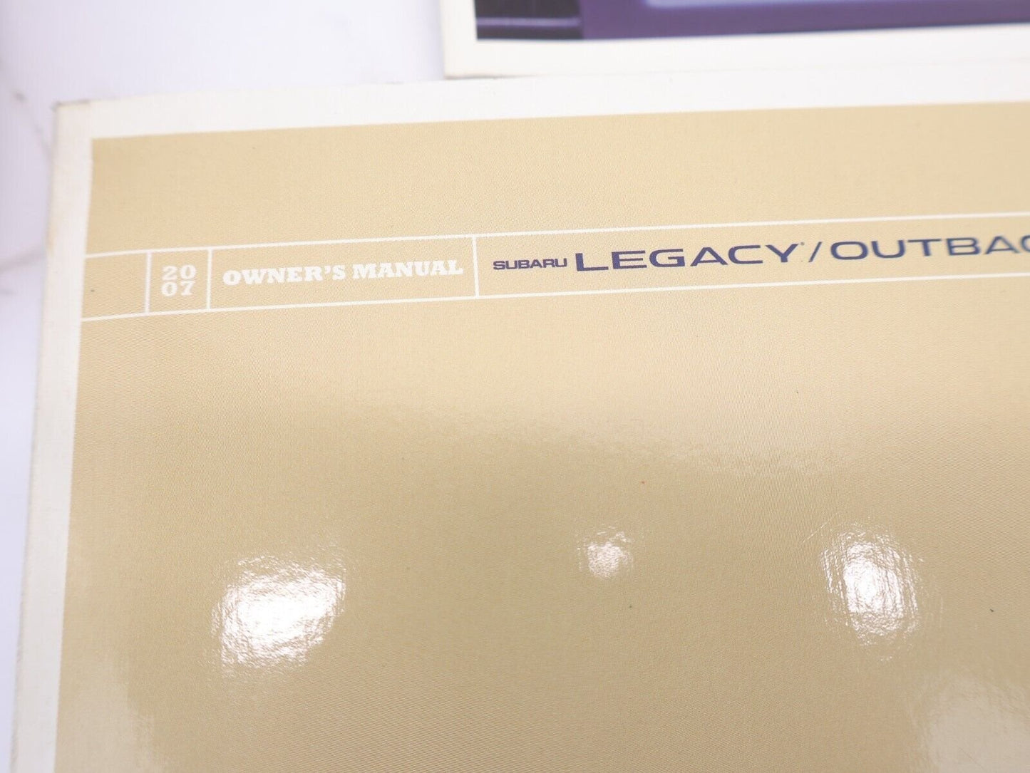 2007 Subaru Legacy & Outback Owners Manual Book w/ Case 12