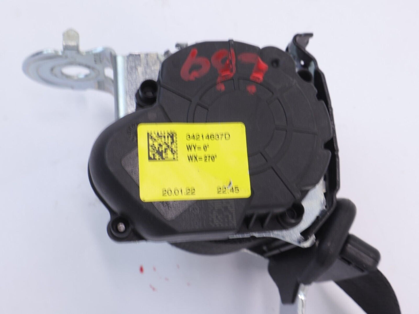 2022 Alfa Romeo Giulia Center Rear Seat Belt Middle Seatbelt OEM 2017-2022