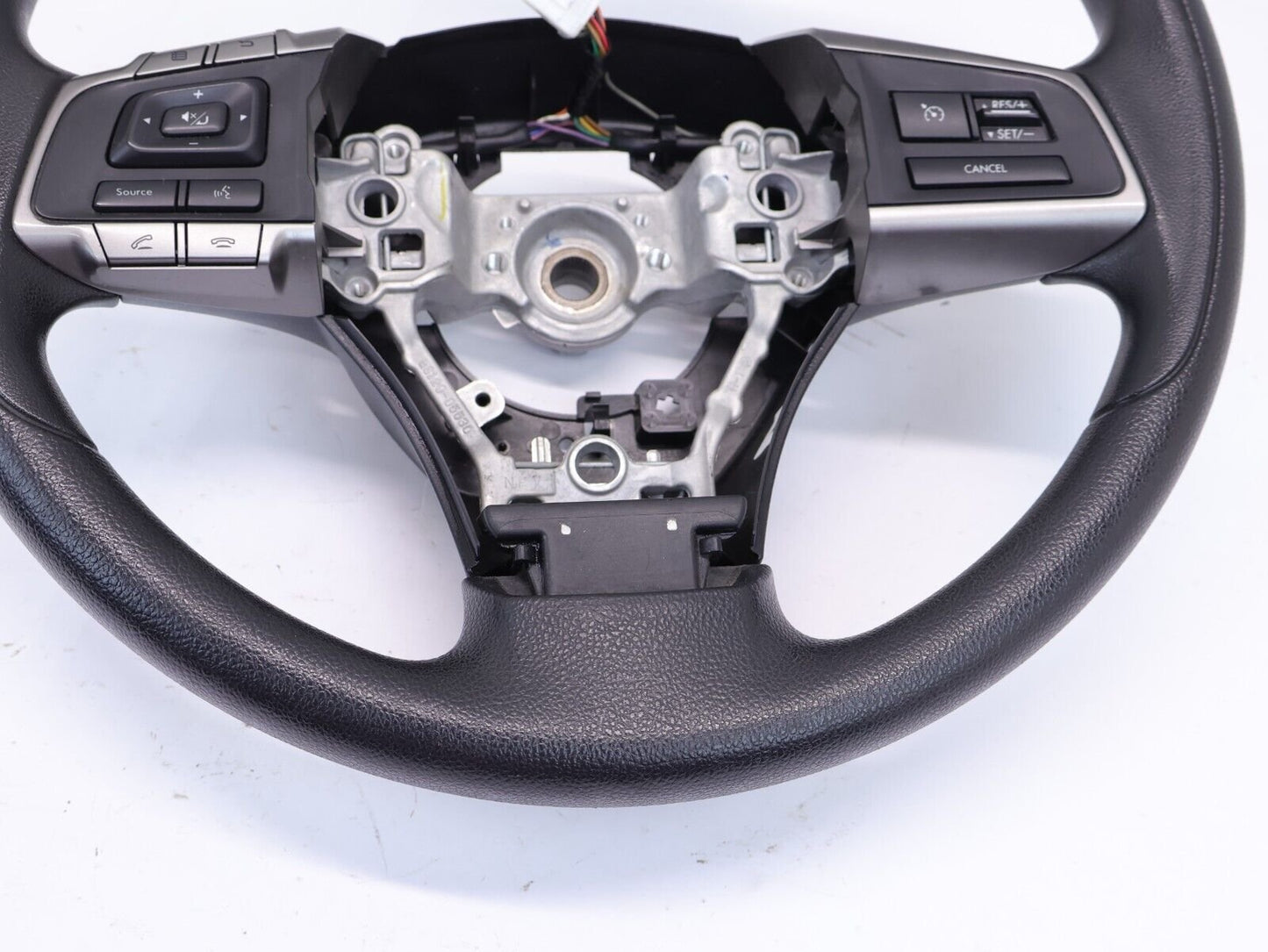 2015 Subaru Crosstrek Driver Wheel w/ controls Black OEM LH