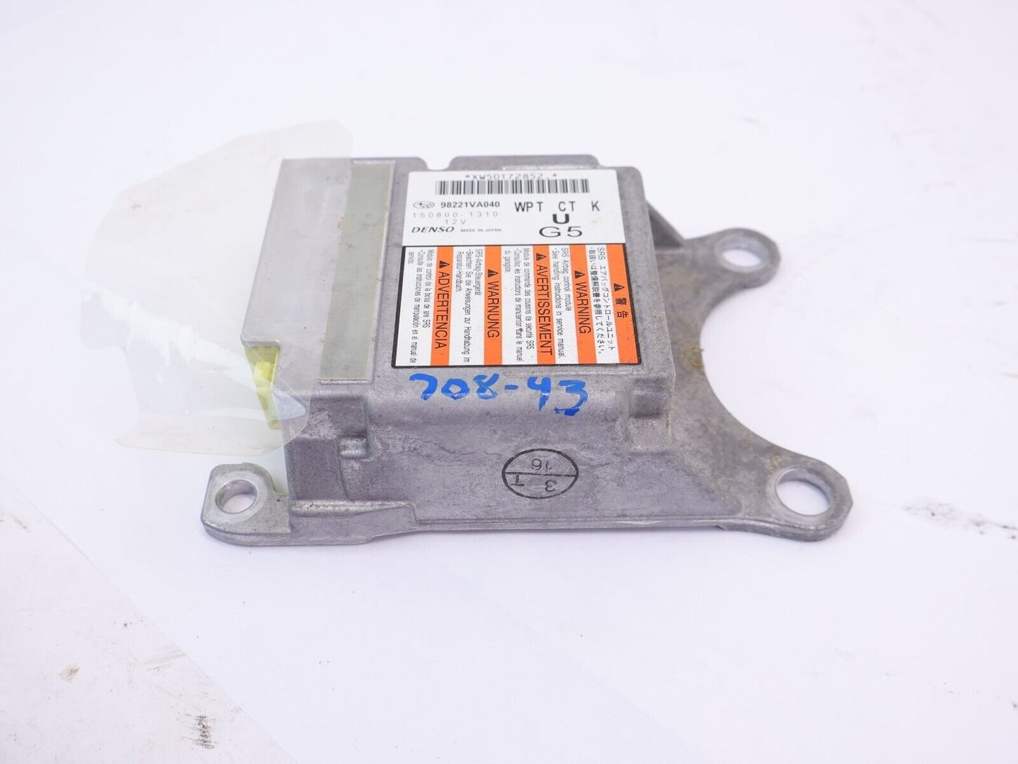 2015-2016 Subaru WRX STI Control Module Computer 98221VA040 OEM 15-16