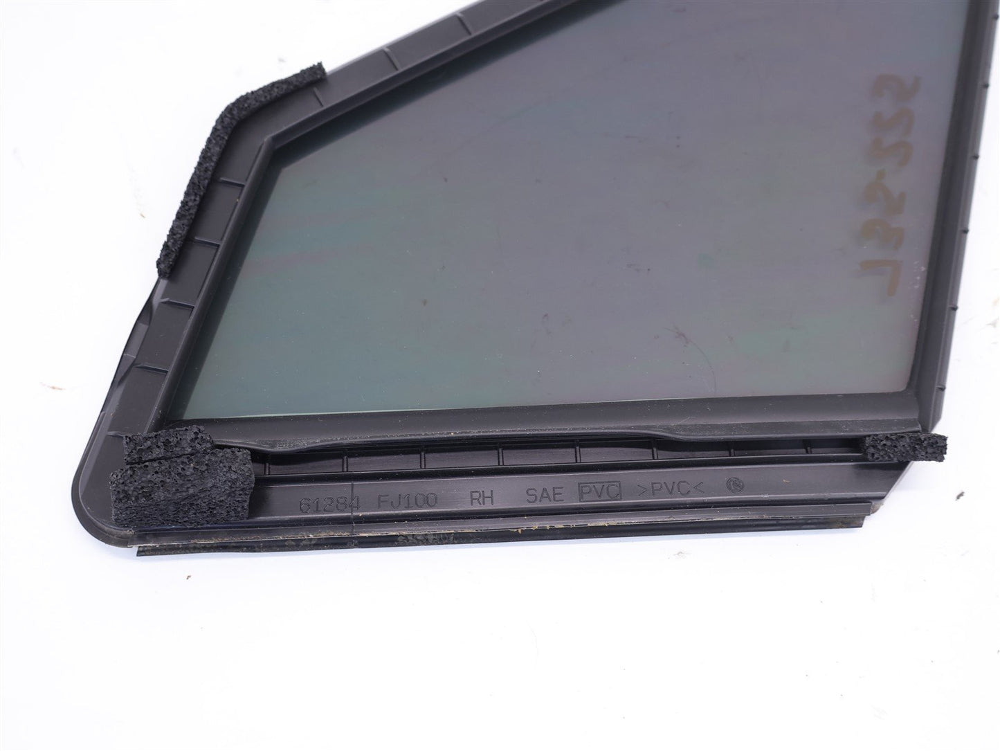2016 Subaru WRX STI Passenger Front Door Vent Corner Glass RH OEM 2015-2021