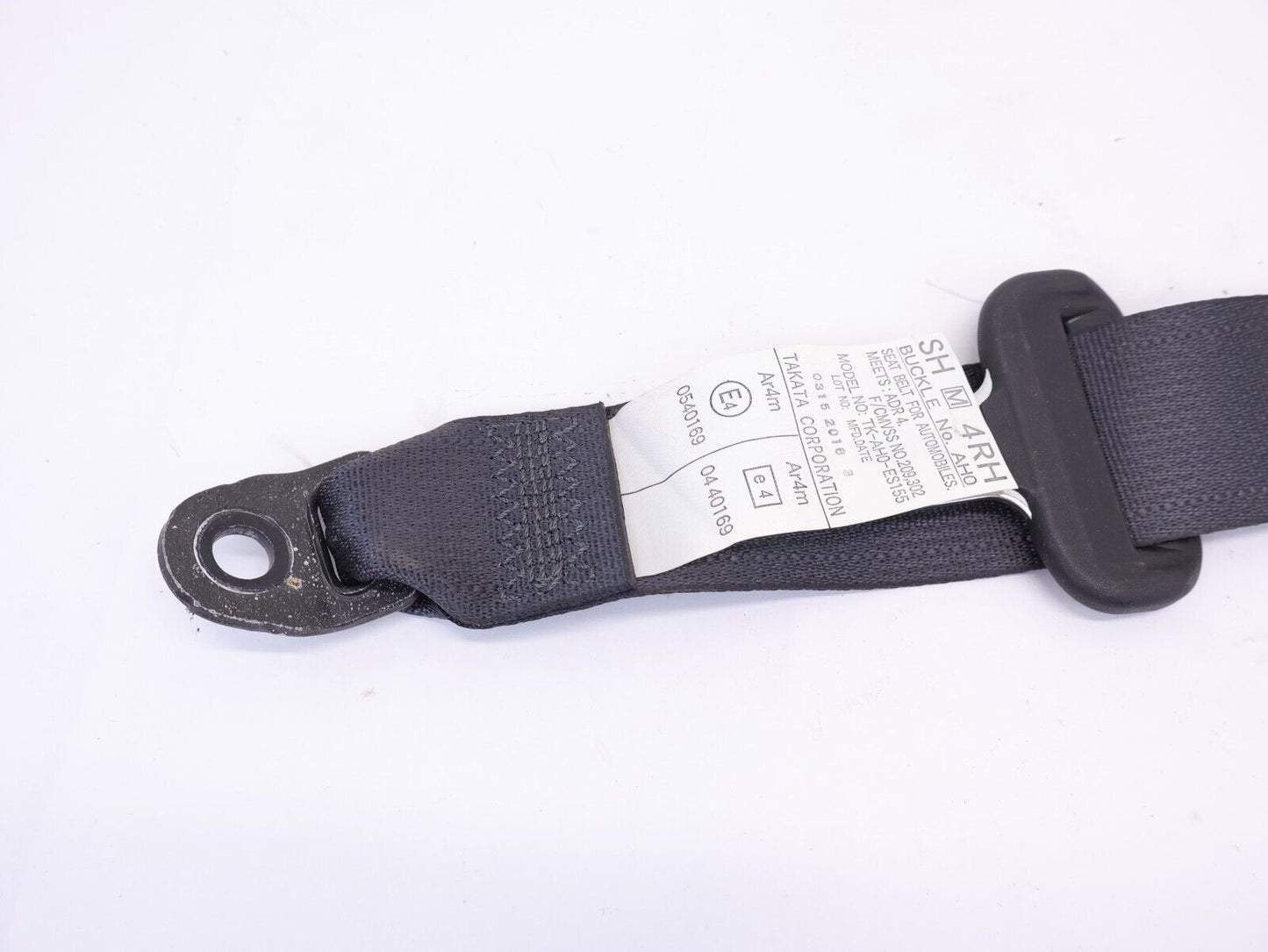 2015-2019 Subaru WRX STI Passenger Rear Seat Belt RH Right Side Black OEM