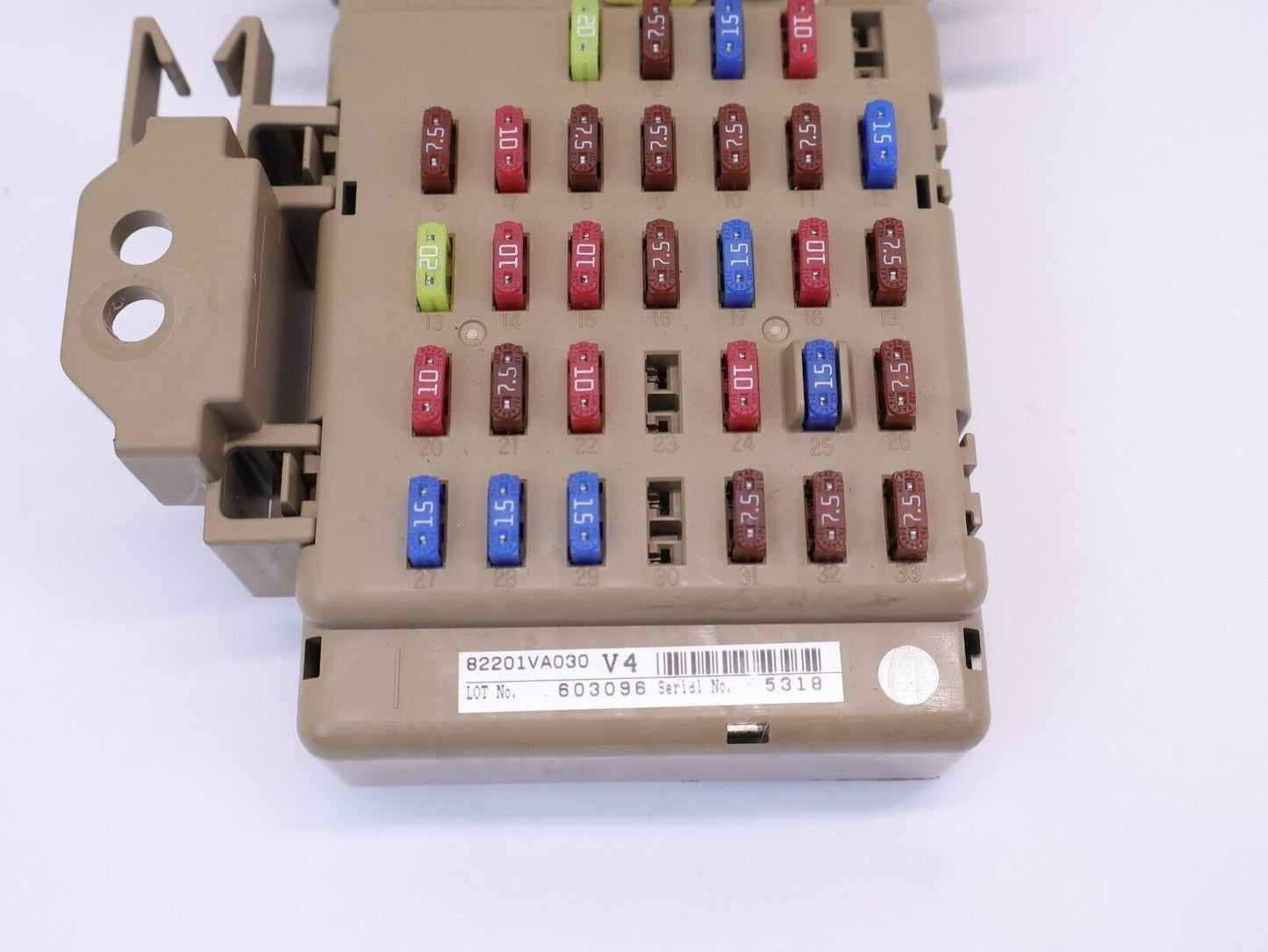 2016 Subaru WRX STI Dash Fuse Panel Box 82201VA030 Relay Interior Block OEM 16
