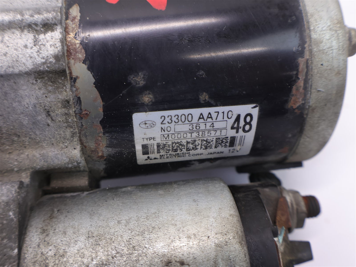 2013-2017 Subaru XV Crosstrek Starter Motor 23300AA710 CVT AT Trans 78k OEM