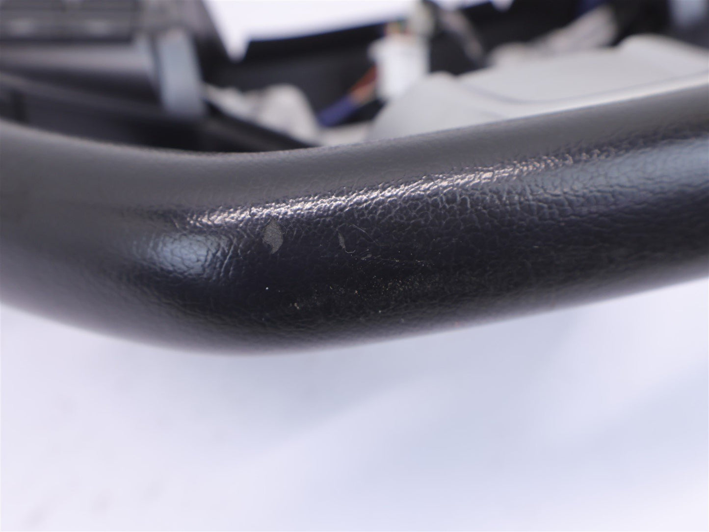 2015 Subaru WRX Driver Wheel Black Leather Red Stitch Paddle Shift WORN OEM 15