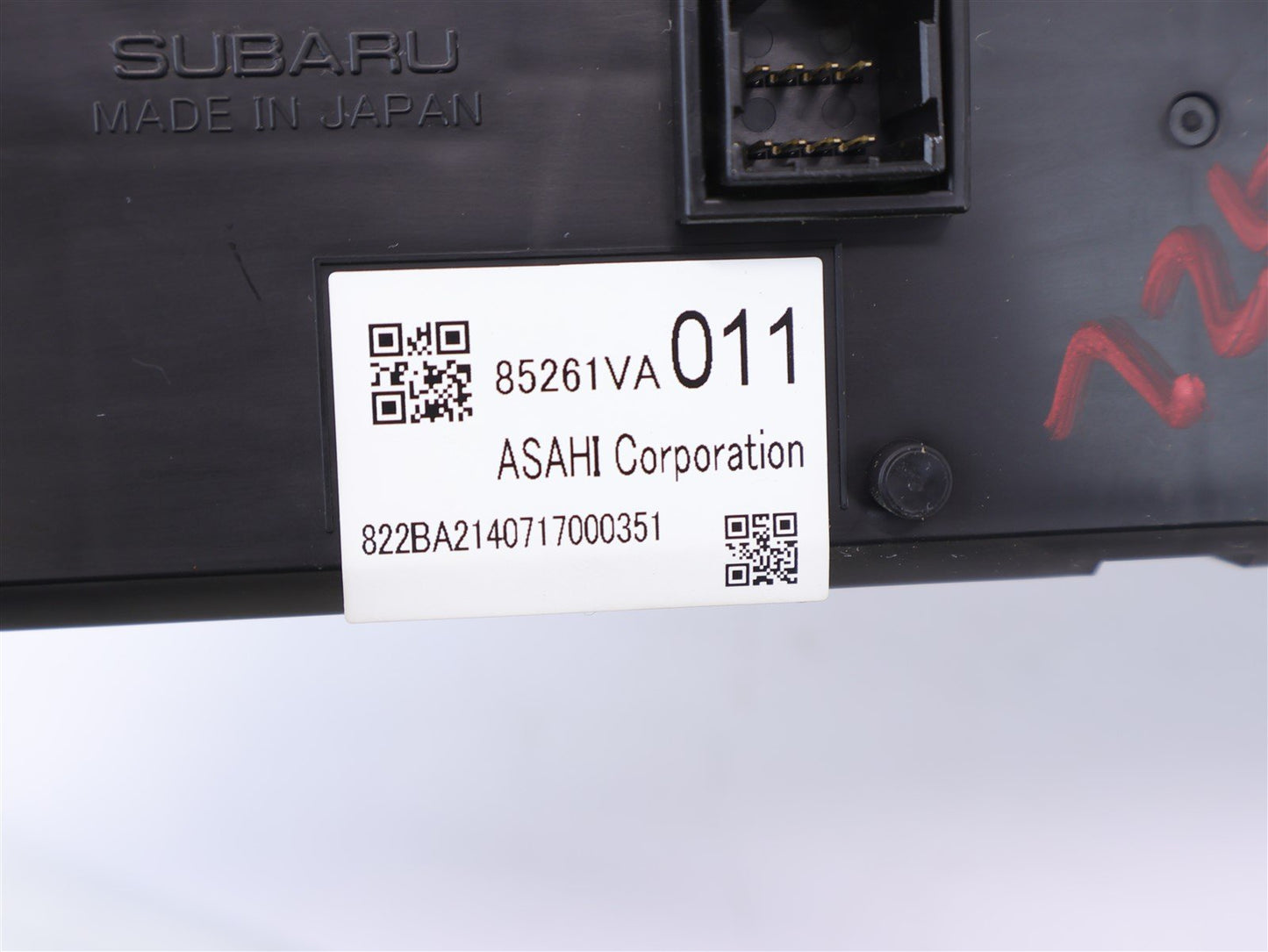 2015 Subaru WRX Multi Display Screen Information Dash 85261VA011 OEM 15