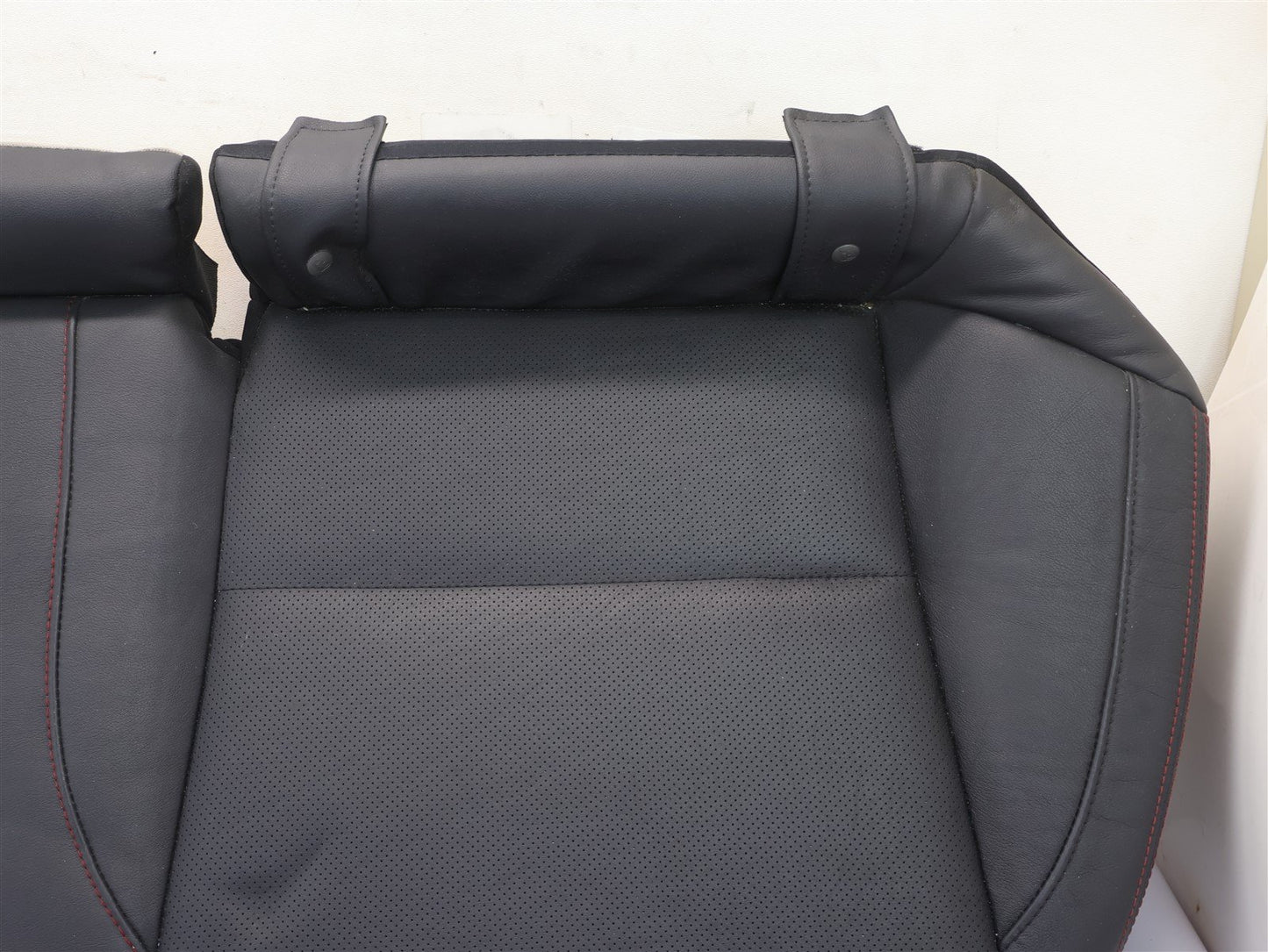 2015-2020 Subaru WRX Rear Seat Bottom Cushion Black Leather Lower OEM