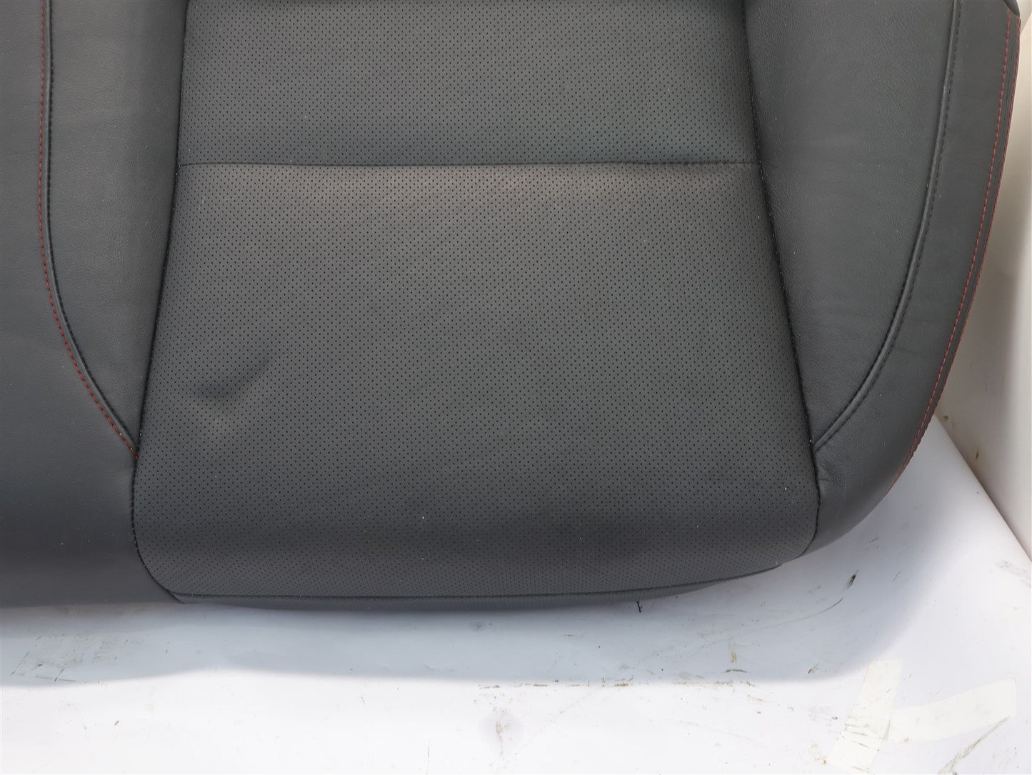 2015-2020 Subaru WRX Rear Seat Bottom Cushion Black Leather Lower OEM
