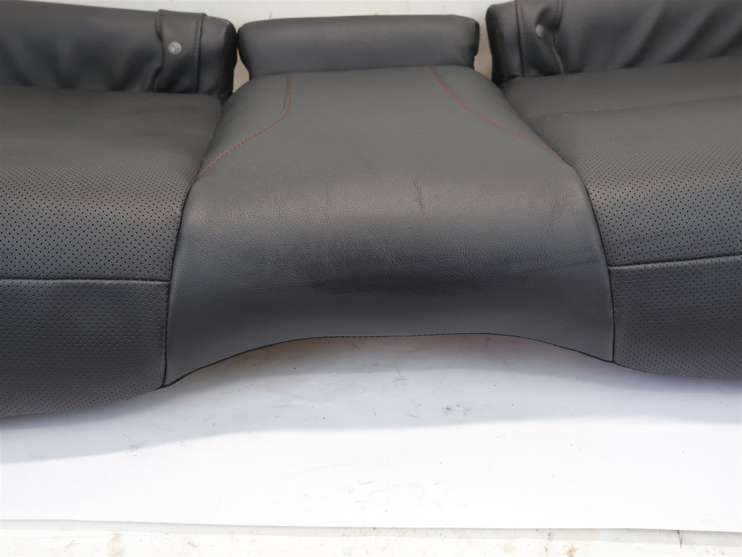 2015-2020 Subaru WRX Rear Seat Bottom Cushion Black Leather Lower OEM