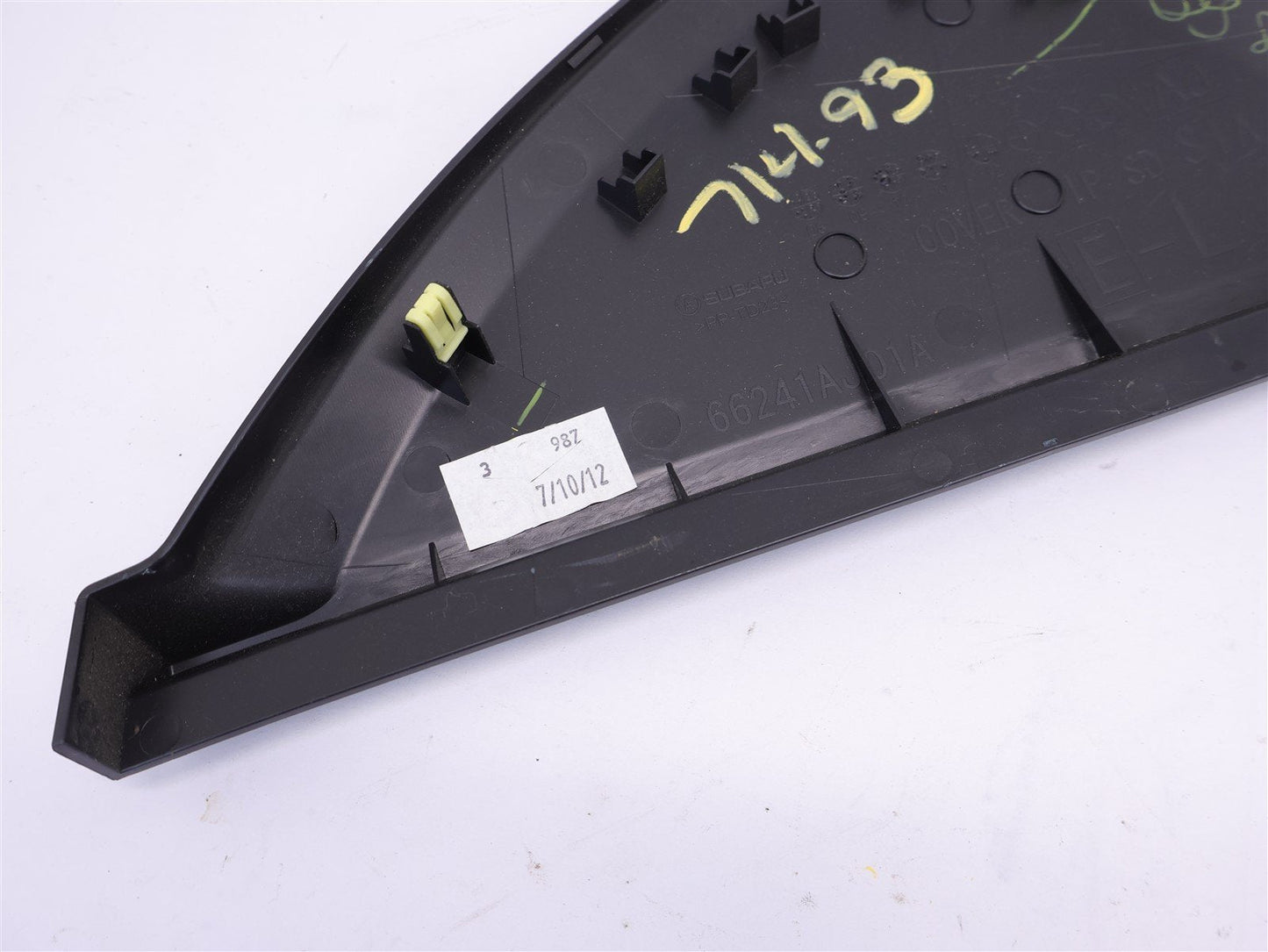 2010-2014 Subaru Outback Dash End Cover Trim Cap Side Driver LH Left 66241AJO1A