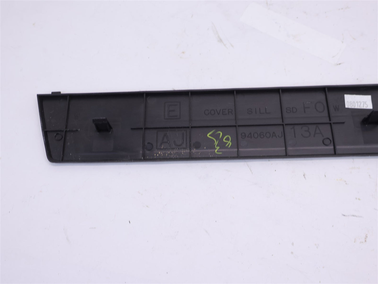 2013 Subaru Outback Front Door Sill Trim 94060AJ13A Driver / Passenger 2010-2014