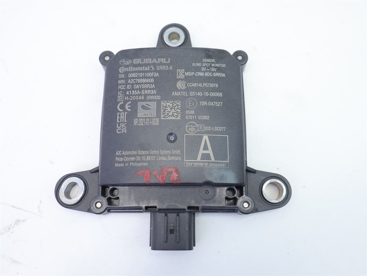 2021-2024 Subaru Forester Blind Spot Radar Module Sensor 87611CV002 LH or RH OEM