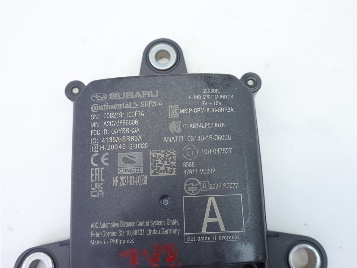 2021-2024 Subaru Forester Blind Spot Radar Module Sensor 87611CV002 LH or RH OEM