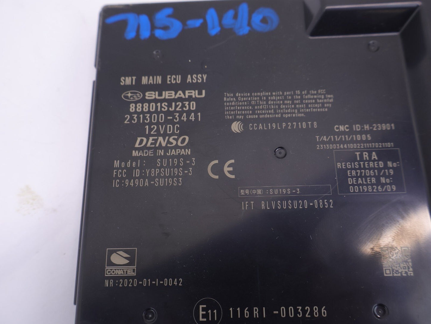 2022-2024 Subaru Forester Theft Locking ECM Engine Control Module Computer