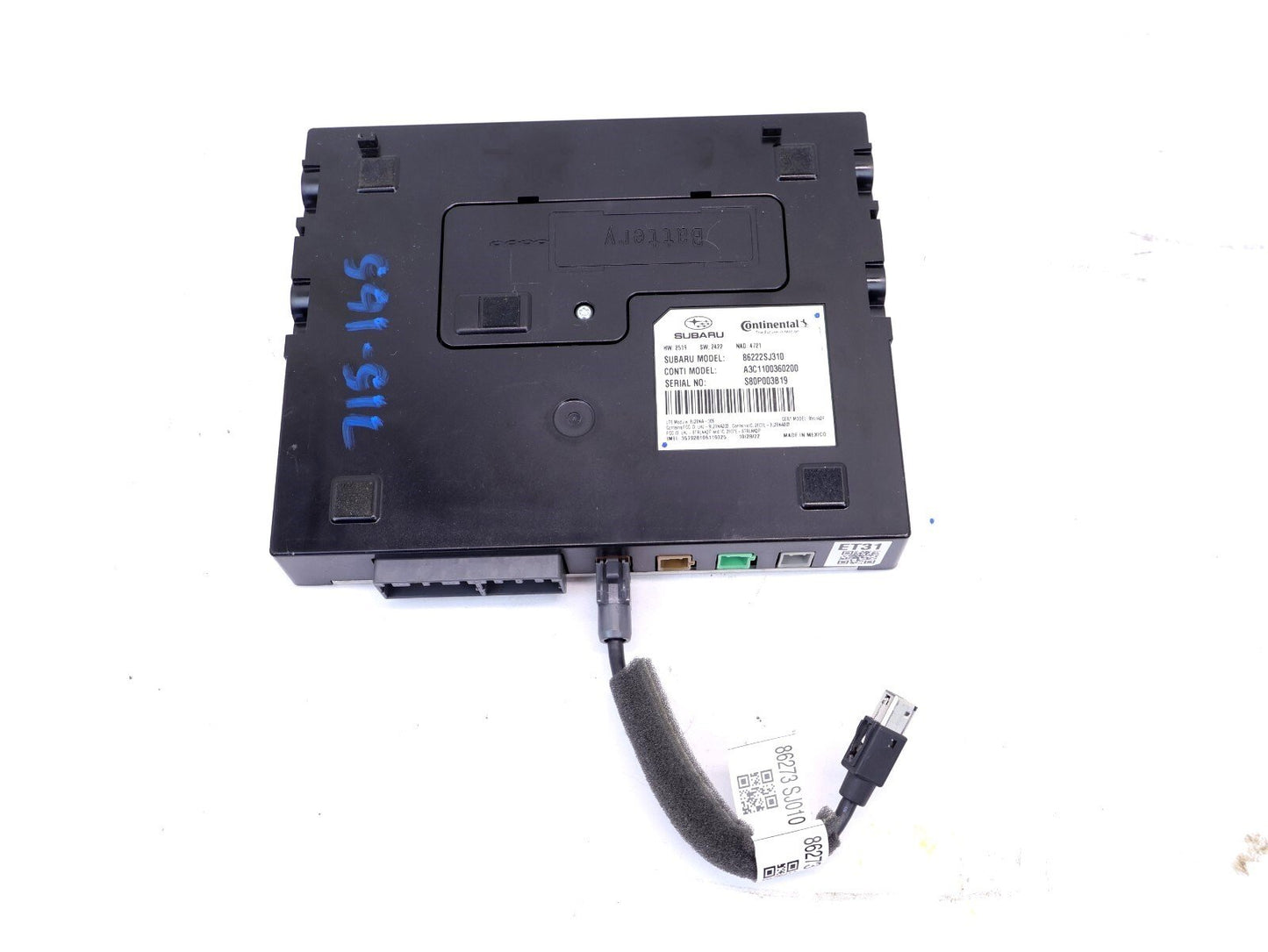 2023-2024 Subaru Forester Telematics Control Module Unit 86222SJ310 OEM 23-24