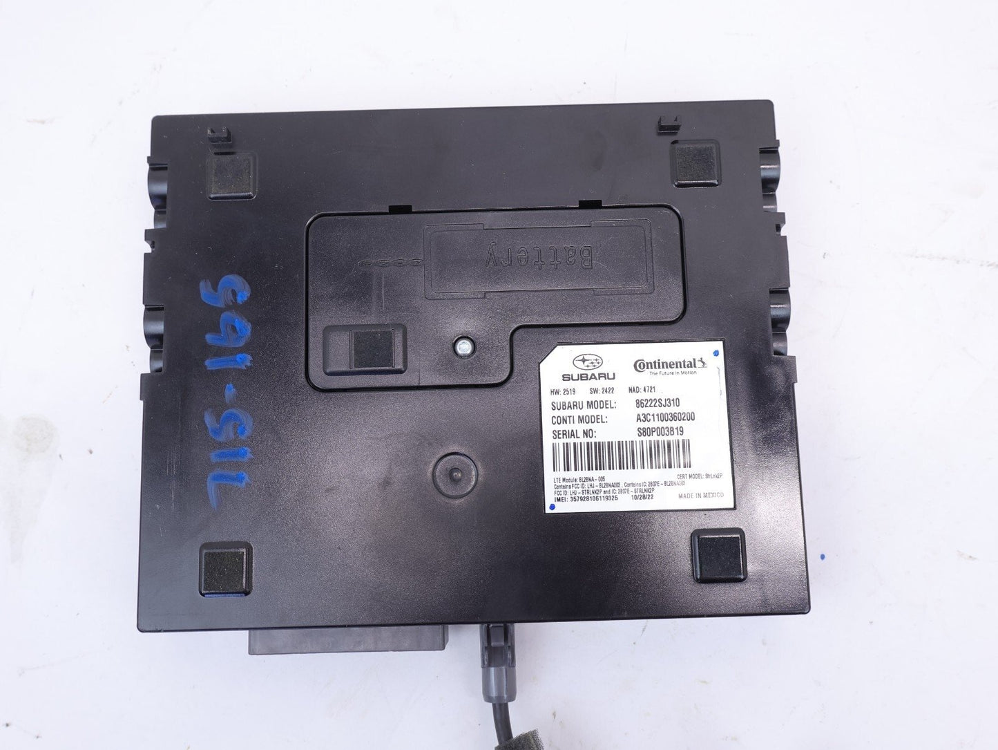 2023-2024 Subaru Forester Telematics Control Module Unit 86222SJ310 OEM 23-24