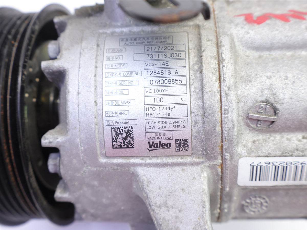 2019-2024 Subaru Forester AC Compressor Pump 73111SJ030 A/C OEM