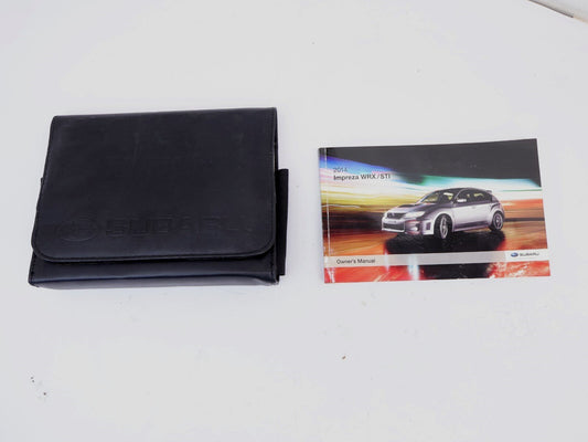 2014 Subaru WRX / WRX STI Owners Manual Booklet Book and Case OEM