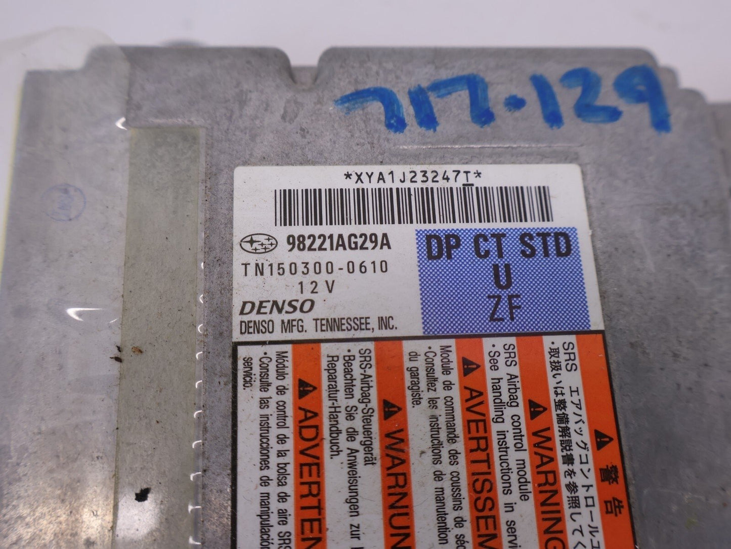 2008-2009 Subaru Legacy GT Module Control 98221AG29A Computer OEM 08-09