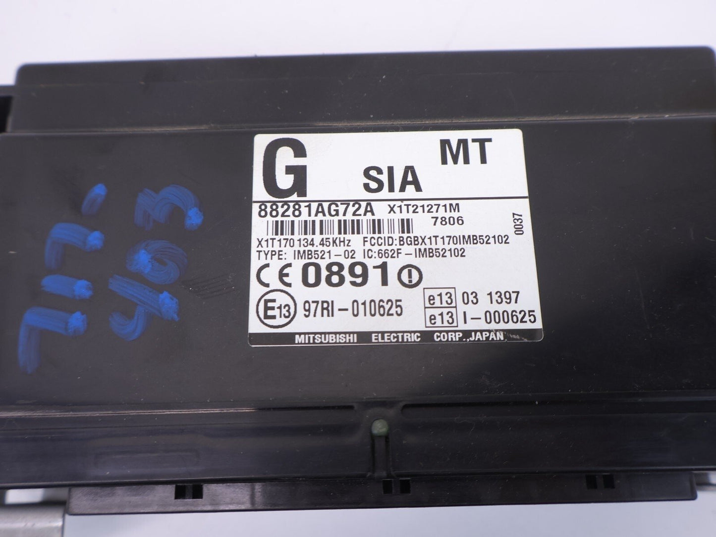 2008 Subaru Legacy GT Body Control Module BCM Computer 88281AG72A Integrated