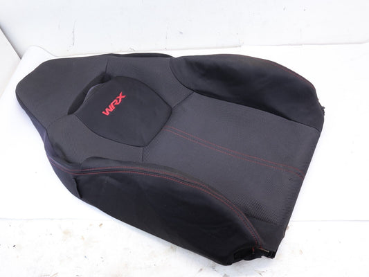 2008-2014 Subaru WRX Passenger Front Seat Cover Skin UPPER Top Cloth RH OEM
