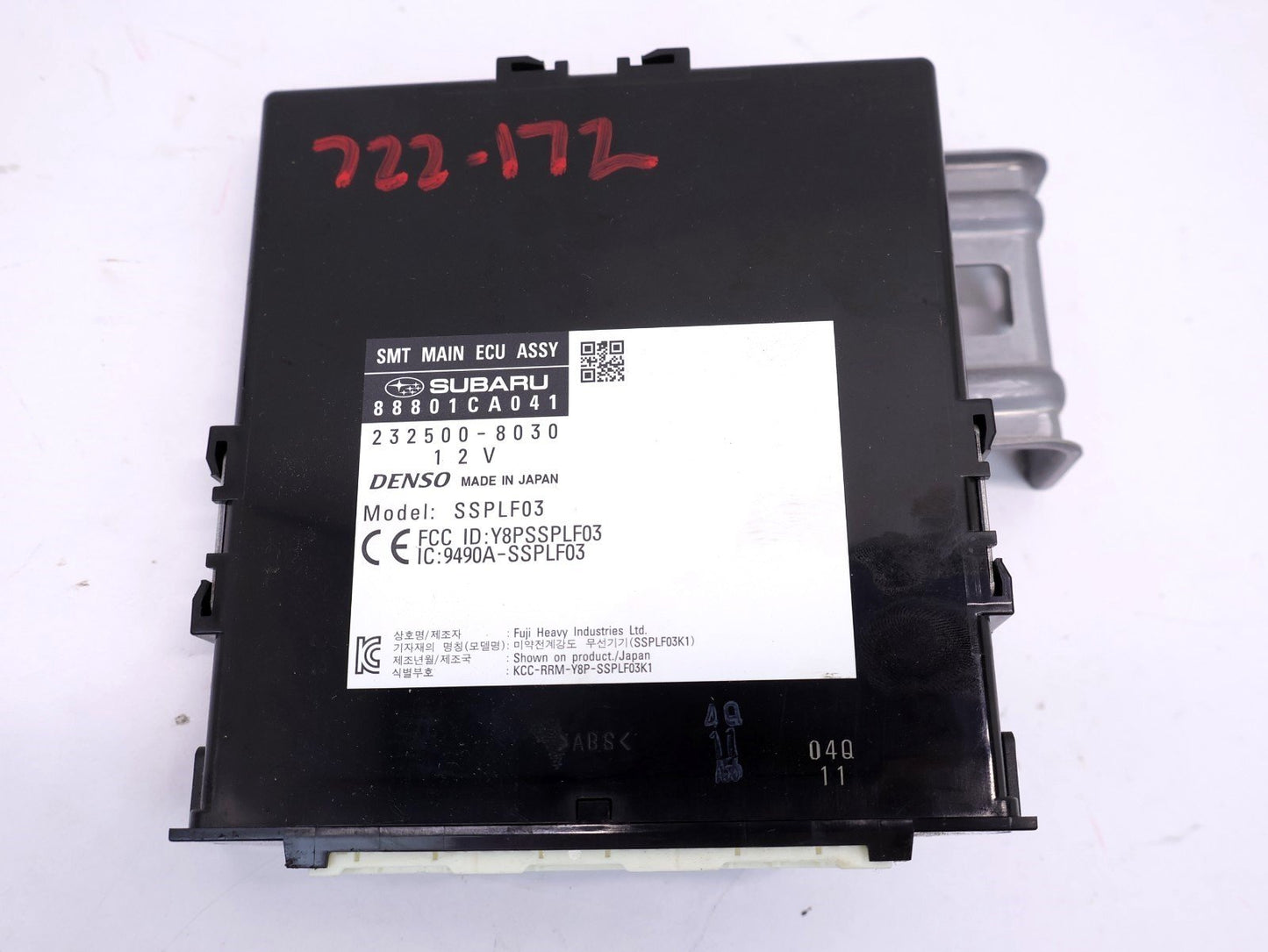 2013 Subaru BRZ Keyless Entry Module Access Control Unit Anti Theft 88801CA041