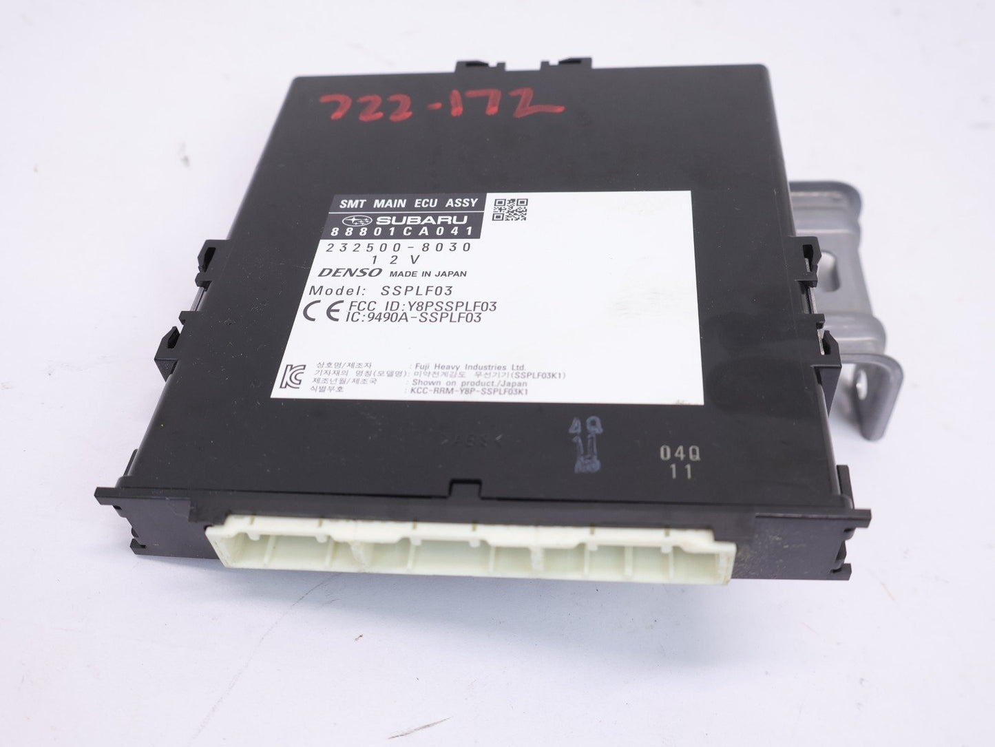 2013 Subaru BRZ Keyless Entry Module Access Control Unit Anti Theft 88801CA041
