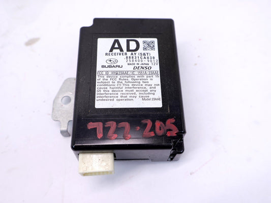2013-2020 Subaru BRZ Keyless Entry Receiver Unit Module 88831CA030 FR-S