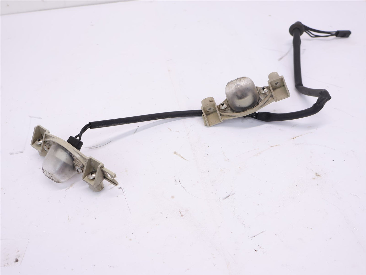 2002-2007 Subaru Impreza WRX License Plate Light Lamp Lights w/ Harness OEM